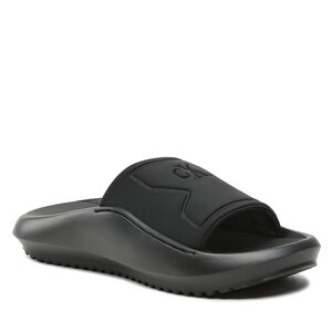 Šľapky Calvin Klein Jeans - Hybrid Sandal High/Low Freq YM0YM00645 Triple Black 0GM.