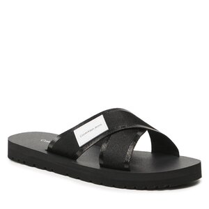 Šľapky Calvin Klein Jeans - Prefresato Crisscros Badge YM0YM00641 Black BDS.