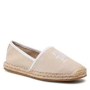 Espadrilky Tommy Hilfiger - Th Embroidered Espadrille FW0FW07101 Sandalwood RBT.