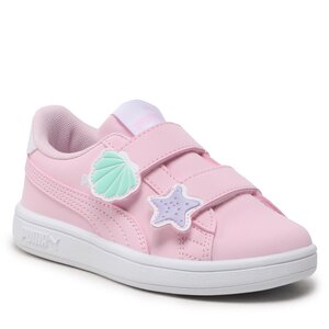 Sneakersy Puma - Smash v2 Mermaid V Ps 391898 02 Pearl Pink/White/Violet/Mint.