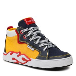 Sneakersy Geox - J Alphabeet Boy J35HLF01054C2117 S Yellow/Navy.