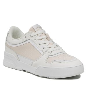 Sneakersy Tommy Hilfiger - Low Th Basket Sneaker FW0FW07024 White YBS.