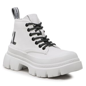 Členková obuv KARL LAGERFELD - KL43520 White.