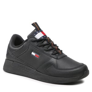 Sneakersy Tommy Jeans - Flexi Runner Ess EM0EM01080 Black BDS.