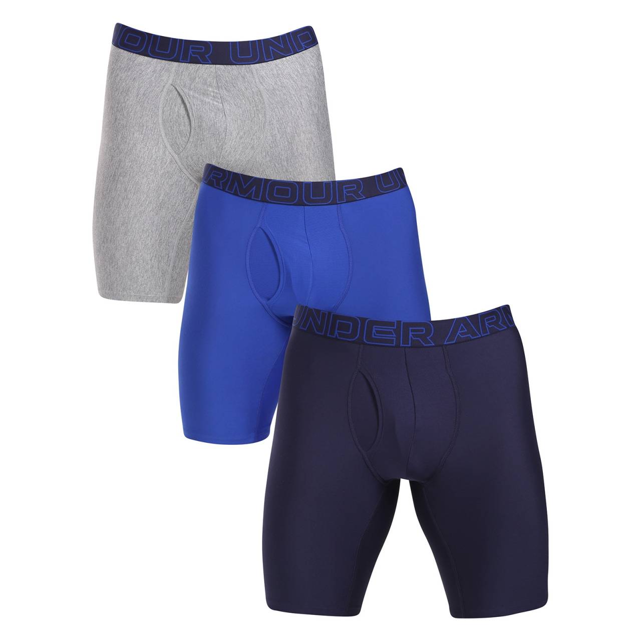 3PACK pánske boxerky Under Armour viacfarebné (1383880 400) 3XL, trenky.
Keď ide o spodnú bielizeň pre aktívny životný štýl, nemali by ste robiť kompromisy.
Funkčný materiál pre každú výzvu
Boxerky sú vyrobené zo zmesi polyesteru a elastanu - táto kombinácia zaručuje vysokú odolnosť, ľahkosť a rýchlo odvádza vlhkosť od tela.
Prepracovaný dizajn, ktorý drží tvar
Predĺžené nohavice zabraňujú zhŕňaniu a odieraniu, zatiaľ čo elastická guma s logom drží boxerky pevne na mieste a nikde sa nezarezáva.
Prečo by boxerky Under Armour nemali chýbať vo vašom šatníku

Funkčný materiál odvádzajúci vlhkosť.
Dlhšie nohavičky pre pohodlie bez zhŕňania.
Technický strih pre voľnosť pohybu.

Spodná bielizeň Under Armour, ktorá vás podporí pri akejkoľvek aktivite
Spodná bielizeň Under Armour je navrhnutá tak, aby vám umožnila podať životný výkon - a nezáleží na tom, či sa chystáte na horolezeckú túru alebo náročné obchodné stretnutie.
Ako sa starať o boxerky Under Armour
S trochou starostlivosti vás boxerky Under Armour udržia vo forme a pripravené zvládnuť každý deň naplno.

Pranie: Per je na 30 °C.
Sušenie: Nevhodné pro sušičku.
Žehlenie: Nežehlit.

Tip: Vaša obľúbená spodná bielizeň si zaslúži šetrné zaobchádzanie.