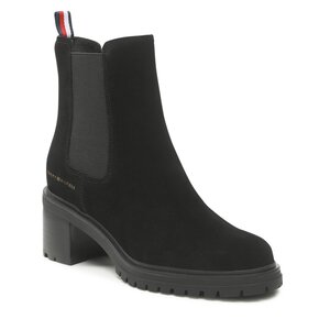 Členková obuv Tommy Hilfiger - Outdoor Chelsea Mid Heel Boot FW0FW06619 Black BDS.