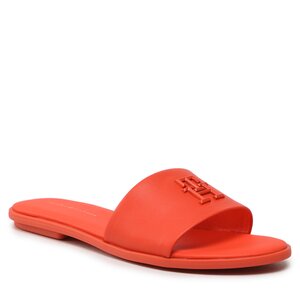Šľapky Tommy Hilfiger - Th Pop Mule FW0FW07097 Deep Orange SNX.
