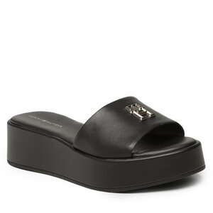 Šľapky Tommy Hilfiger - Th Slip On Sandal Flatform FW0FW07243 Black BDS.