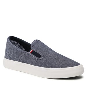 Tenisky Tommy Hilfiger - Th Hi Vulc Core Low Slip On FM0FM04734 Desert Sky DW5.