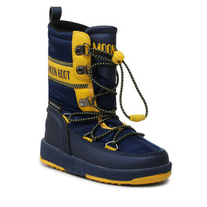 Snehule Moon Boot - Jr Boy Biker 34052800003 Blue/Yellow.