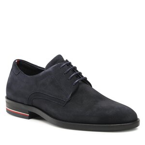 Poltopánky Tommy Hilfiger - Corporate Hilfiger Suede Shoe FM0FM04434 DW5.
