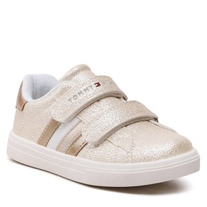 Sneakersy Tommy Hilfiger - Stripes Low Cut Velcro Sneake T1A9-32685-1010 S Platinum 514.