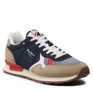 Sneakersy Pepe Jeans - Brit Man Heritage PMS30925 Dark Denim 559.