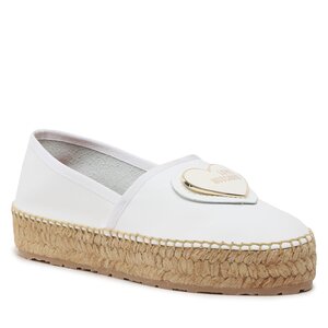 Espadrilky LOVE MOSCHINO - JA10443G0GIA0100 Bianco.