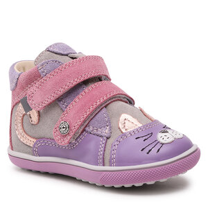 Šnurovacia obuv Bartek - 11702 029 Szary/Fioletowy/Róż.