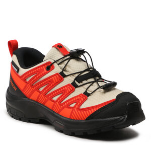 Topánky Salomon - Xa Pro V8 Cswp J 471261 09 W0 Bleached/Sand/Black/Fiery Red.