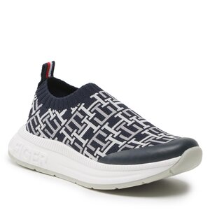 Sneakersy Tommy Hilfiger - Low Cut Easy-On T3A9-32746-0034X079 M Blue/Grey X079.