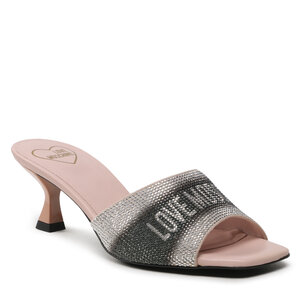 Šľapky LOVE MOSCHINO - JA28295G0GIGB609 Nude.