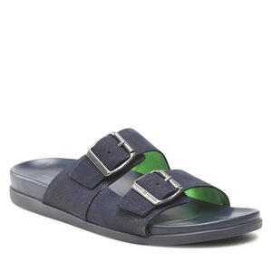Šľapky Tommy Hilfiger - Hilfiger Nubuck Buckles Sandal FM0FM04459 Desert Sky DW5.