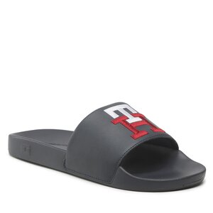 Šľapky Tommy Hilfiger - Th Raised Embroidery Pool Slide FM0FM04349 Desert Sky DW5.