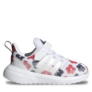 Topánky adidas - Fortarun 2.0 Cloudfoam Sport Running Elastic Lace Top Strap Shoes GZ9751 Biela.