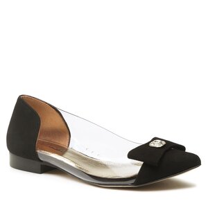 Baleríny R.Polański - 1670 Czarny Zamsz.