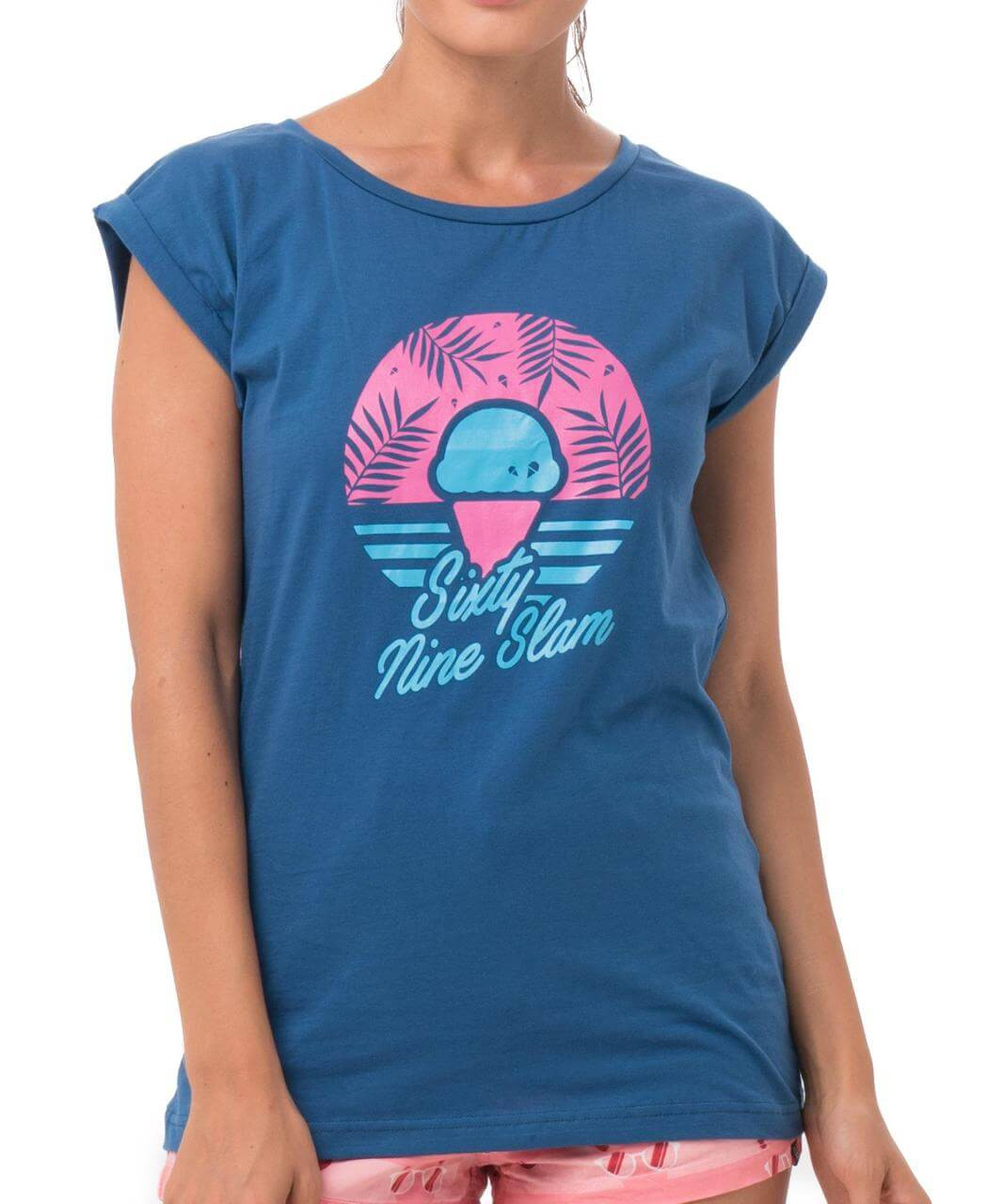 Dámske tričko 69SLAM 69 DAWN BLUE ELISA (GTKDWN-DB) XL.