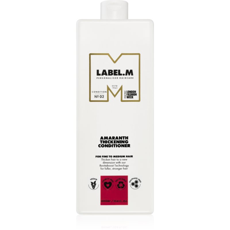 label.m Amaranth Thickening Conditioner kondicionér na bohatý objem 1000 ml.
