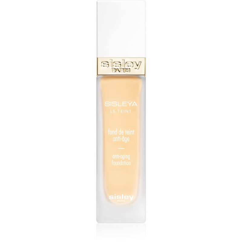 Sisley Sisleÿa Le Teint ošetrujúci make-up proti starnutiu pleti odtieň 00B Shell 30 ml.
   Nerobte kompromisy a siahnite po make-upe, ktorý nedokonalosti pleti nielen zakryje, ale aj postupne odstráni.
   Vďaka kombinácii dvoch typov sľudy a čistých intenzívnych pigmentov vašu pleť okamžite po nanesení rozjasní a zakryje všetky nedokonalosti.
   Vlastnosti: 
   
    perfektne kryje nedokonalosti 
    bojuje proti starnutiu pleti 
    navracia jej pevnosť a pružnosť 
    redukuje vrásky a známky únavy 
    rozjasňuje pleť a zjednocuje jej tón 
    dokonale sa prispôsobí jej odtieňu 
    hydratuje a vyživuje pleť 
    vydrží až 8 hodín 
   
   Zloženie: 
   
    výťažok z perzského agátu – dodáva bunkám v pleti energiu na boj proti prejavom starnutia 
    výťažok z chlorelly – regeneruje pleť, dodáva jej svieži vzhľad 
    výťažok z červeného hrozna – zjednocuje tón pleti 
    výťažok zo sóji – bojuje proti strate pevnosti a pružnosti pleti 
    adenozín – redukuje vrásky 
    výťažok z vŕby bielej – má výborné antioxidačné účinky, chráni pleť pred predčasným starnutím 
    acetát vitamínu E – chráni pleť pred poškodením a pôsobením voľných radikálov 
    výťažok z čerešňových kvetov – pleť hĺbkovo hydratuje 
    rastlinný cukor – zachováva hydratáciu v pleti, zabraňuje jej vysušovaniu 
    kombinácia dvoch druhov sľudy – rozjasňuje pleť 
    technológia Sisley Expert – zabezpečuje trvácnosť make-upu 
   
   Ako používať: Make-up naneste končekmi prstov či štetcom na celú tvár a krk.
   Notino tip: Vyskúšajte aj ďalších pomocníkov proti predčasnému starnutiu od značky Sisley, vďaka ktorým dosiahnete výsledky rýchlejšie a účinnejšie.