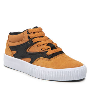 Sneakersy DC - Kalis Vulc Mid ADBS300367 Wheat/Black(WEA).