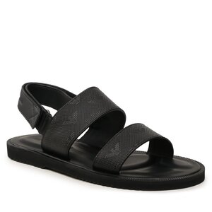 Sandále Emporio Armani - X4P126 XN789 K001 Black/Black.