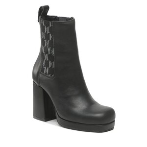 Členková obuv KARL LAGERFELD - KL39940 Black Lthr.