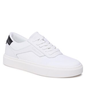 Sneakersy Calvin Klein - Low Top Lace Up Knit HM0HM00922 White/Black 0K9.