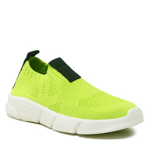 Sneakersy Geox - J Aril Boy J02DMA0006KC3707 Lime/Black.