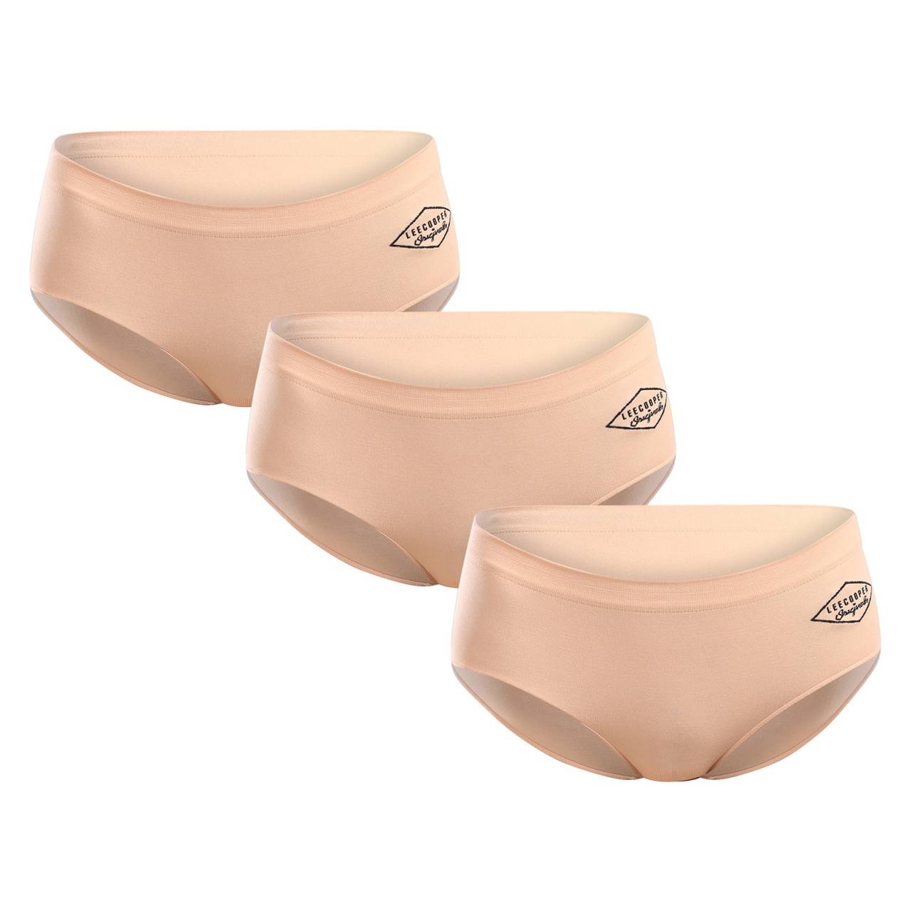 3PACK dámske nohavičky Lee Cooper béžové (PO41174) S.
Hľadáte štýlové, pohodlné a funkčné nohavičky na každý deň?
Ľahký a pružný materiál pre maximálne pohodlie
Tieto nohavičky sú vyrobené zo zmesi polyamidu a elastanu, vďaka čomu sú dokonale mäkké na dotyk a príjemné na pokožku aj pri celodennom nosení.
Minimalistický dizajn, dokonalá elegancia
Ženy, ktoré vo svojom šatníku uprednostňujú jednoduchosť, si zamilujú najmä nohavičky Lee Cooper.
Prečo si nohavičky Lee Cooper zamilujete?

Všestranné použitie: Ideálne na každodenné nosenie, šport aj voľný čas.
Rýchloschnúci materiál: Skvelé na aktívny životný štýl.
Pohodlný strih: Prispôsobí sa vašej postave bez nepríjemného rozopínania.

Lee Cooper vyrába kvalitnú spodnú bielizeň už viac ako 100 rokov.
Dámske nohavičky a inú spodnú bielizeň najvyššej kvality nájdete u značky Lee Cooper, ktorá je obľúbená u zákazníkov na celom svete.
Ako sa mám starať o svoje nohavičky?
Aby si nohavičky Lee Cooper čo najdlhšie zachovali svoju mäkkosť a pružnosť, dodržiavajte tieto pokyny:

Pranie: Odporúčame prať na 30 ° C pre zachovanie elasticity a farebnosti.
Sušička: Môžeš použiť aj sušičku, ale iba na nízku teplotu.
Žehlenie: Nežehlite, materiál je prirodzene odolný voči pokrčeniu.

Tip: Vaša obľúbená spodná bielizeň si zaslúži šetrné zaobchádzanie.