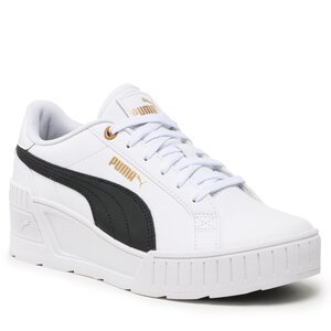 Sneakersy Puma - Karmen Wedge 390985 02 Puma White/Puma Black/Gold.