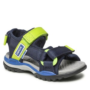 Sandále Geox - J Borealis Boy J150RA01511C0479 M Navy/Lime.