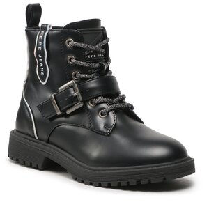 Čižmy Pepe Jeans - Hatton Laces PGS50186 Black 999.