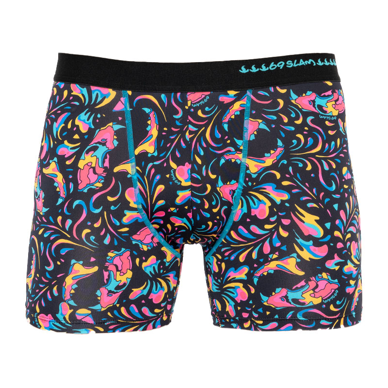 Pánske boxerky 69SLAM fit tiger skull (MBYTKL-PO) XXL, trenky.
Pánske boxerky 69SLAM fit sú predstaviteľom dlhšieho vyhotovenia strihu.