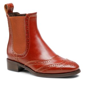 Členková obuv Sagan - 4863 Brązowy Lico.