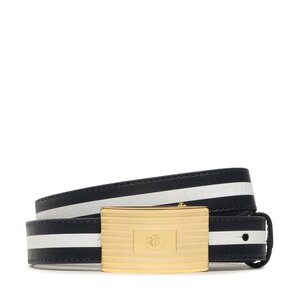 Dámsky opasok Lauren Ralph Lauren - Turned Bckl 412891205001 French Navy/White Stripe.