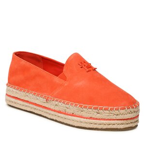 Espadrilky Tommy Hilfiger - Th Suede Flatform Espadrille FW0FW07069 Deep Orange SNX.