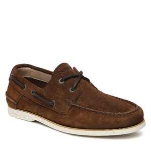 Poltopánky Tommy Hilfiger - Th Boat Shoe Core Suede FM0FM04505 Rockefeller Brown GW0.