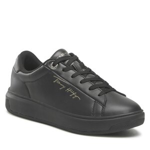 Sneakersy Tommy Hilfiger - Signature Court Sneaker FW0FW06738 Black BDS.