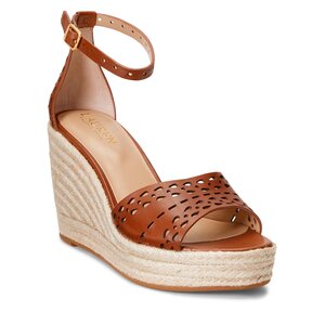 Espadrilky Lauren Ralph Lauren - Haana 802896875001 Deep Saddle Tan.