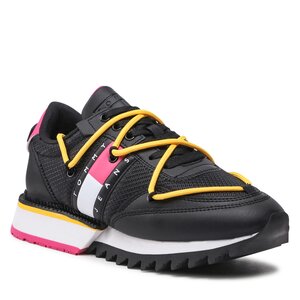 Sneakersy Tommy Jeans - Sneaker Cleated EN0EN02056 Black 0GJ.