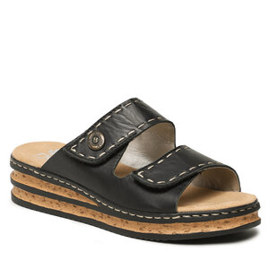 Šľapky Rieker - 62984-00 Schwarz.