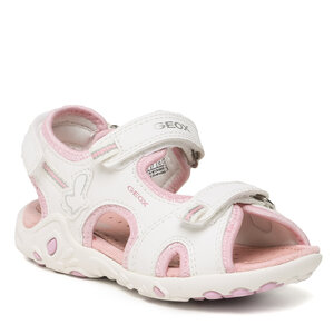 Sandále Geox - J Sandal Whinberry G J35GRD05415C0406 M White/Pink.