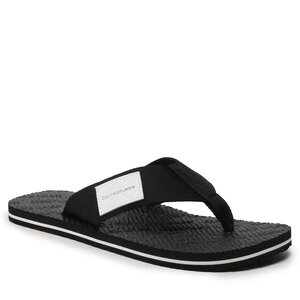 Žabky Calvin Klein Jeans - Beach Sandal Woven Patch YM0YM00657 Black BDS.