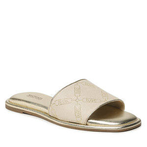 Šľapky MICHAEL Michael Kors - Hayworth Slide 40S3HAFS2Y Nat/Pale Gold.